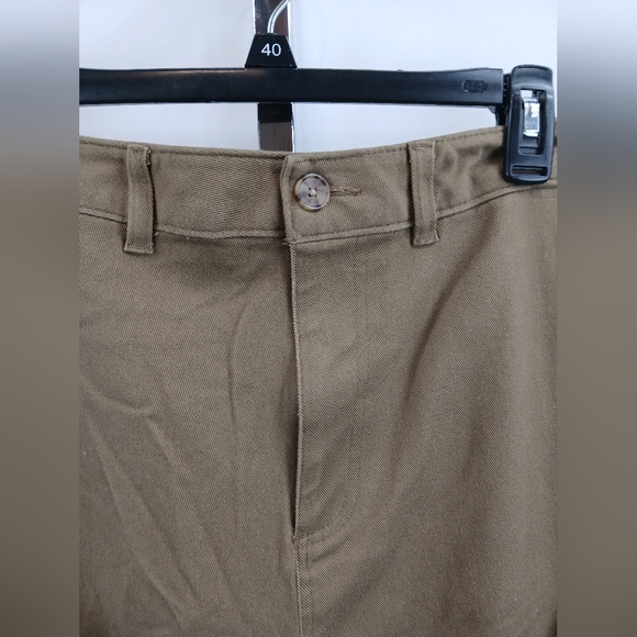 Mode of One Men’s Wide-Leg Pants Army Brown Size 30 New Fashion Fixture - Picture 2 of 7